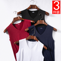 Mens Ice Silk vest Mens Fitness sleeveless T-shirt Slim seamless summer sports leisure tight youth vest men