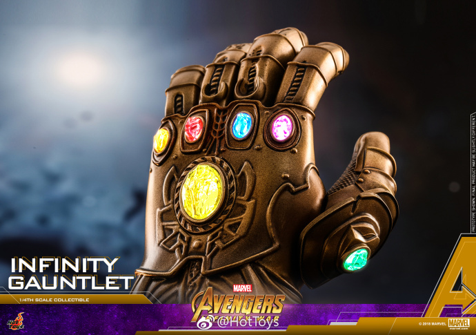 幽漫空间 接单hottoys ht lms006 1/1 复仇者联盟3 灭霸 无限手套_双