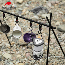 Naturehike Moving Customers Exposed Camping Racks Tourist Camping Tripod Sub Clothes Hanger Triangle of objects