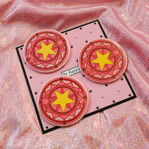 (Her Main Daughter) Magic Card Teenage Cherry 100 Smaller Cherry Magic Array Portable Carry-on Small Mirror Cosmetic Mirror