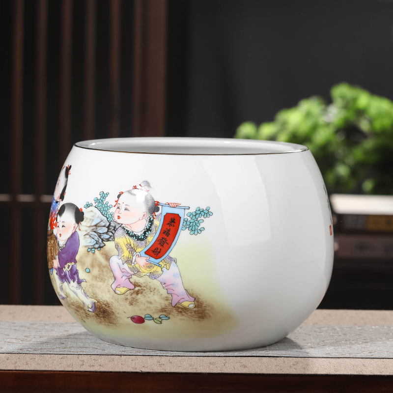 The cornucopia of jingdezhen ceramics decoration of Chinese style living room porch a thriving business furnishing articles installed opening gifts