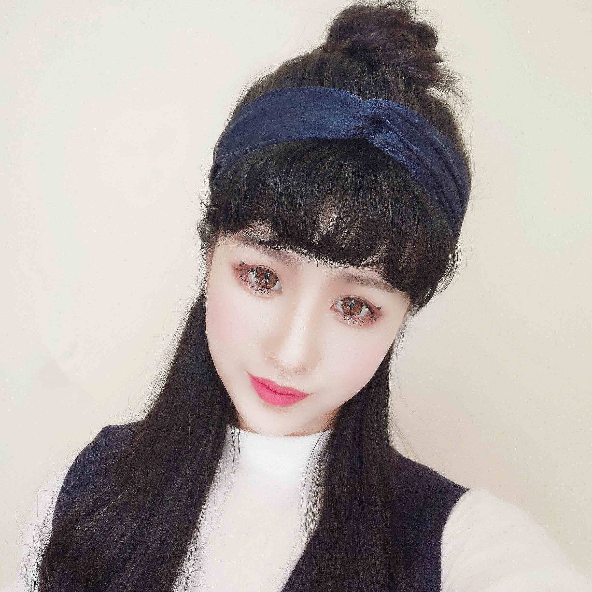 迷你小刘海 复古露额头假刘海 梨花微卷齐内卷哑光假刘海发片网红