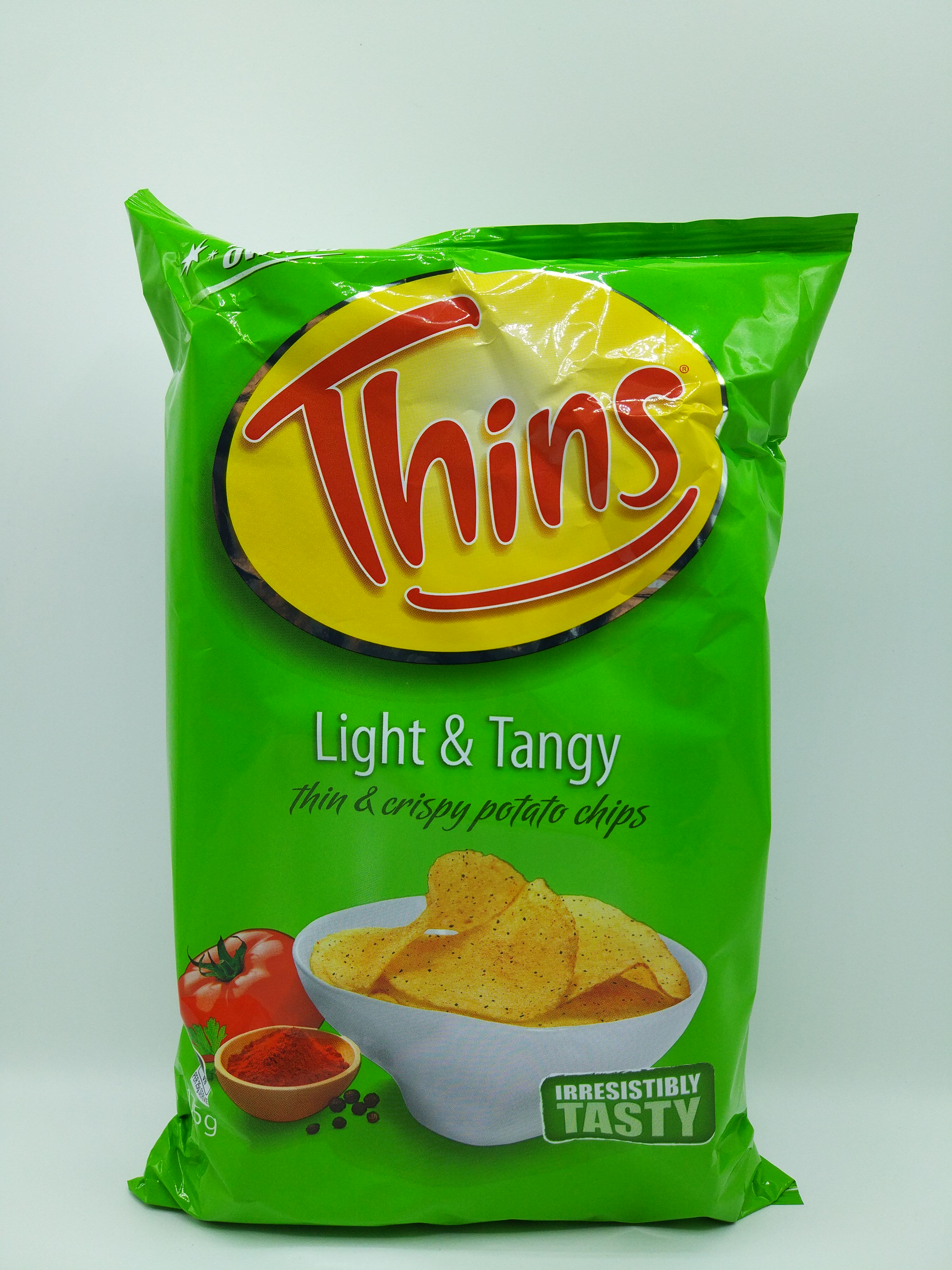 thins 纤味马铃薯片 多种口味 零食 小吃 膨化食品 澳大利亚进口