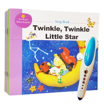 Little Darten Reading Pen SONGBOOK English Enlightenment Nursery Rhymes Early Childhood Education Childrens Songs Picture Book 2-3-4-5-6 years old