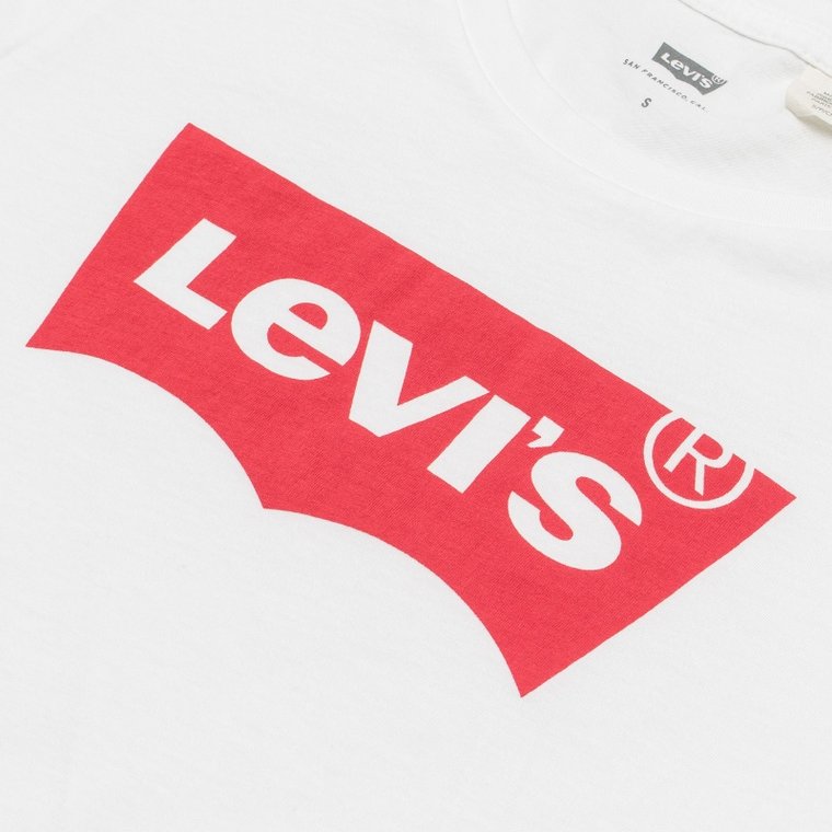 Levi's李维斯夏季女士Logo印花纯棉白色短袖T恤32223-0144