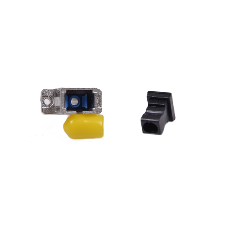 haohanxin carrier grade fiber optic coupler fiber flange sc-st flange head connector adapter