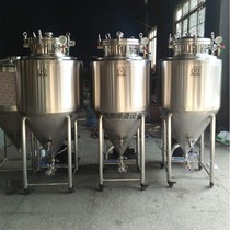 120 liters L flange manhole self-brewed beer brewing machinery double-layer refrigeration temperature control storage equipment 304 stainless steel