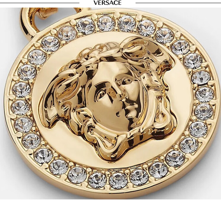 versace 范思哲22fw奢侈品女士饰品首饰金色美杜莎手链dg0e010