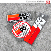 TUTU map car sticker personalized custom large flow air intake modified sticker air filter waterproof reflective sticker