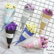 ins forget-me-not hipster dry bouquet mini shoot photo chic background pendulum photo shoot props