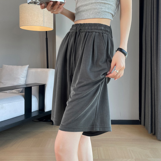 Copperamino shorts for women in summer thin casual wide-leg 5-minute sports mid-sports loose summer ice silk five-minute pants for women
Copperamino shorts for women in summer thin casual wide-leg 5-minute sports mid-sports loose summer ice silk five-minute pants for women
