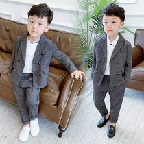 Children Suits Suit Casual Boy Gown Korean version Baby Western-style clothes The new trend Playboy hosts a walk show
