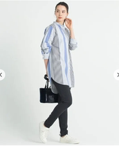 New Japanese direct free zone casual stretch leg repair pants PRWMKW0362