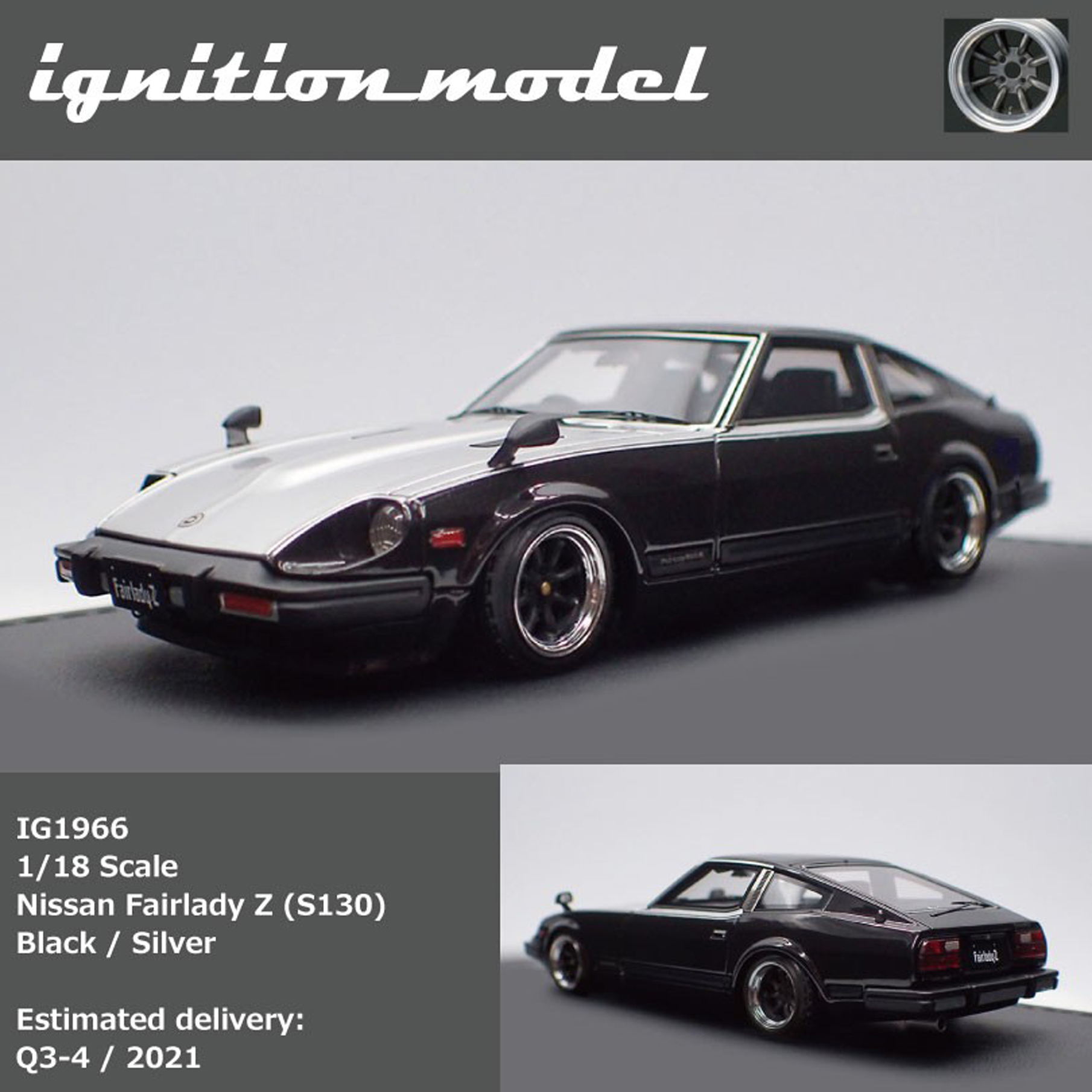 FIRST LOOK: Ignition Model Nissan Fairlady Z (S130) - Black