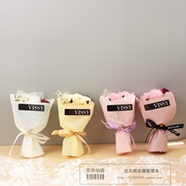 ins net red flower bouquet Nail cosmetics photo props decoration Jewelry photography props decoration background shooting channel