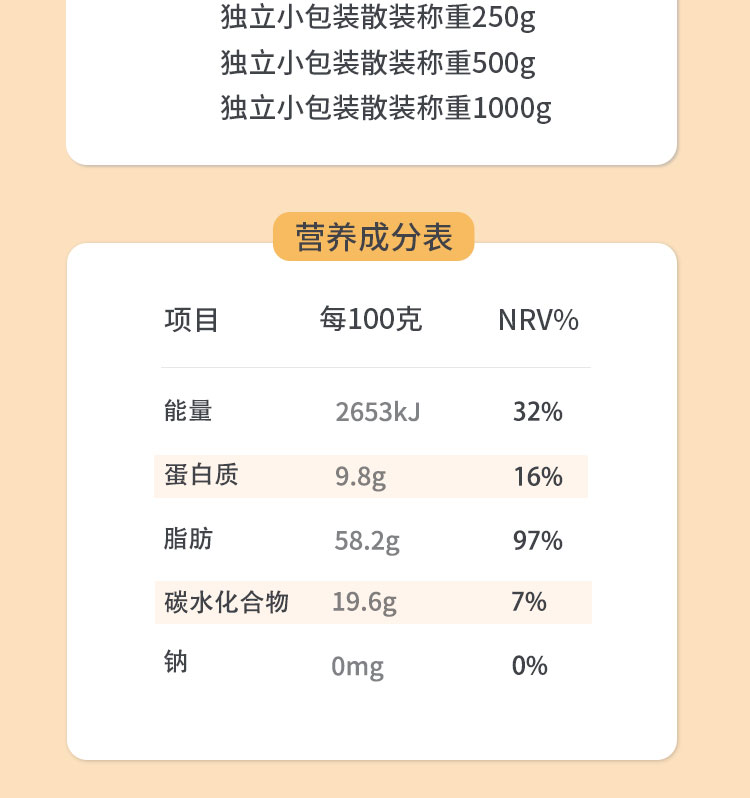 森宝琥珀核桃仁新货250g小包装散装