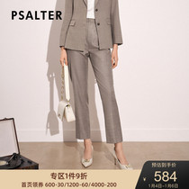 Shadow Psalm Womens 2021 Autumn New British Slim Straight Suit Pants Casual Pants