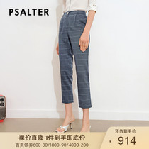 Mall Same Style Poetry Womens Clothing 2020 Summer New Style Checked Casual Career Suit Pants 6C30220560