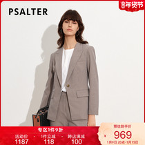 Shadow Psalm Womens 2021 Autumn New Simple Classic Plain Slim Suit Jacket