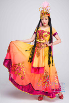 (Beijing rental) stage costume ethnic minority dance costume Xinjiang dance costume female Uyghur dance costume