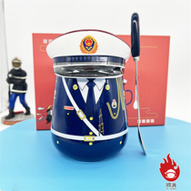 Fire Pot Belly Cup Mug Promotional DIY Package Animator Water Cup Axiao with Lid Simple and Fashionable