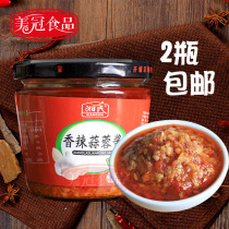 Xiangs spicy garlic sauce 220g garlic vermicelli fan scallop sauce hot pot dipping seasoning sauce crayfish