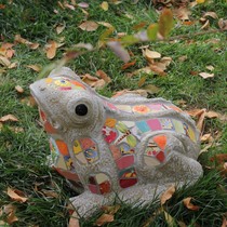 Garden ornament Outdoor Frog Ornaments Creative European Ceramic Animal Garden Landscape Decoration