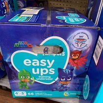 (Delivery from New York USA) Pampers pampersveasy ups mens pull-up pants 4-5 years old 66 pieces