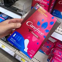 The new version of the US original Carefree Kafri thong ultra-thin pads fragrance-free wings 49 pieces
