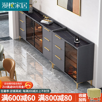 Rock plate cabinet modern simple luxury tea cabinet cabinet cabinet cabinet cabinet cabinet cabinet home kitchen locker cupboard