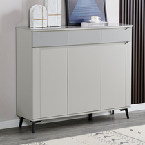 Minimal rock shoe cabinet household doorway large capacity simple modern simple entry to the basalt cabinet living room entry shoe cabinet
