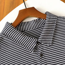 Heavy weight original single mens cotton polo shirt short sleeve 2021 summer new foreign trade Mens lapel shirt T-shirt 117