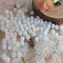 Baroque Crown Crystal Glass Flat Beads Accessories String Beads Accessories Handmade Hair Accessories of Pearl Material 20 Price 6mm