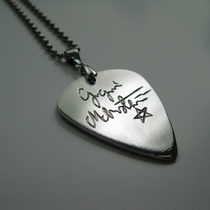 Ingwie Malmsteen Yngwie Malmsteen Signature Paddles Necklace Handmade carving