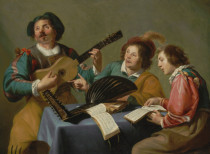 K139 (Netherlands) (Theodoor Rombouts) Figure Oil Painting Network Biography Gallery