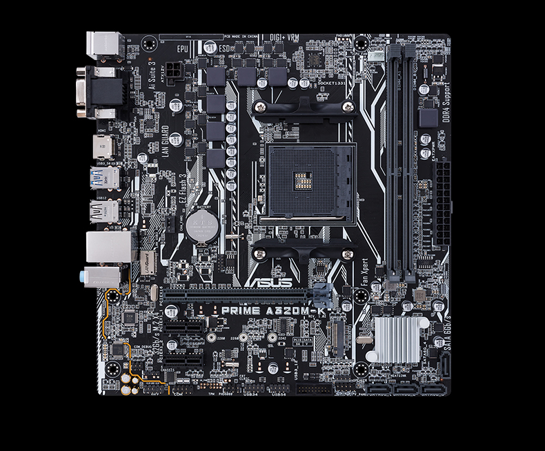 华硕amd主板 prime a320m-k