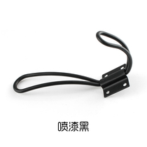 jing mao-626 painted black modern decoration hook adhesive hook alloy adhesive hook hook coat hook cabinets adhesive hook