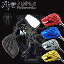 Motorcycle electric car cruise Prince car modified Universal ghost claw skeleton hand claw Rearview Mirror Mirror Mirror Mirror