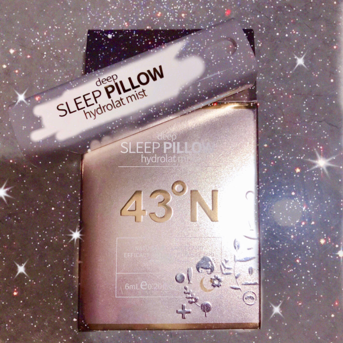 失眠救星日本北纬43n深度助眠睡眠喷雾