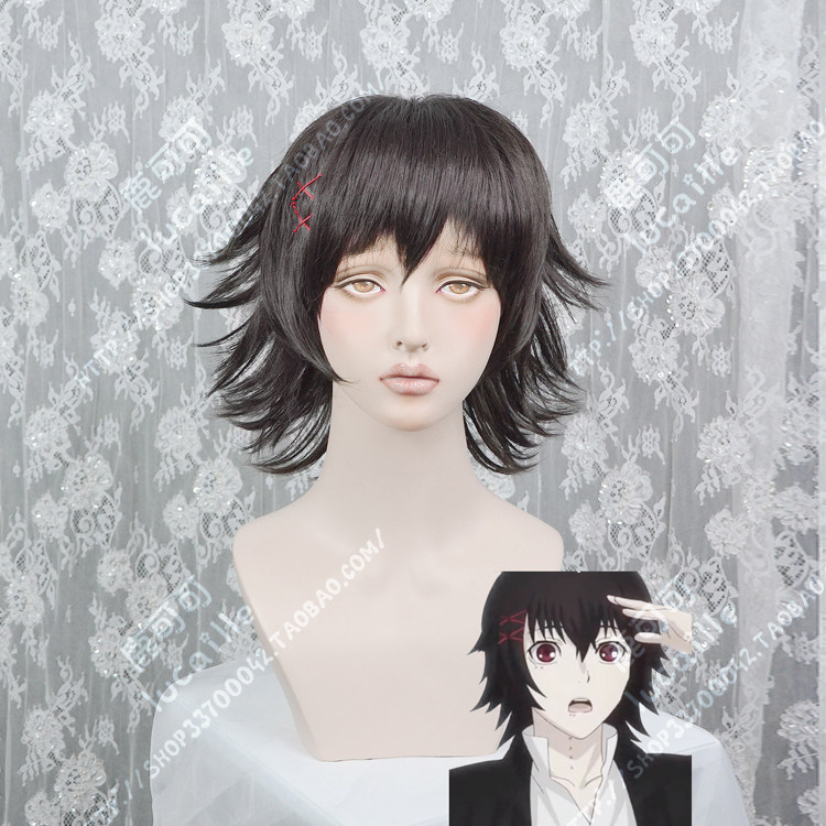 tokyo ghoul jūzō suzuya brown mix black short cosplay party