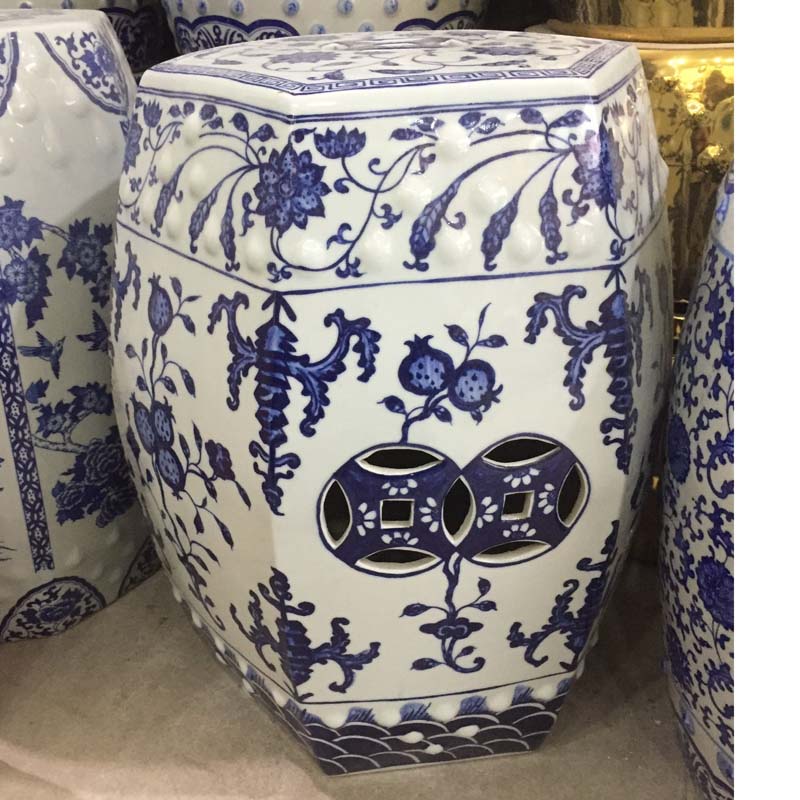 Jingdezhen porcelain 48 cm high porcelain who hand - made classic antique blue - and - white porcelain who cooler who