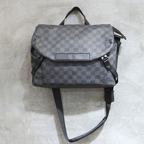 Single Shoulder Bag Men Fashion Trends Sloping Cross Buns Men Casual Street Satchel Plaid Plaid Backpacker Han Edition Postman Bag