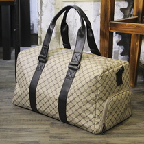 Mens Hand Travel Bag Dry Wet Separation Fitness Bag Men Bag Single Shoulder Inclined Satchel Bag With Shoe Bit On Business Boarding Bag