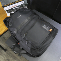 Brief Male Double Shoulder Bag Oxford Cloth Backpack Light Large Capacity Bag Computer Backpack Travel Bag Tide