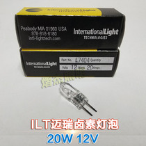 ILT Mei L7404 12V20W biochemical analyzer bulb instrument equipment microscope light source plug bubble G4