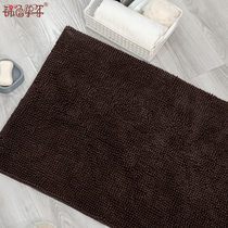 Chenille bathroom absorbent floor mat carpet bathroom entrance foot pad door mat