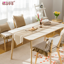 European style fabric table flag table decorative cloth long modern simple Nordic table towel coffee table TV cabinet tablecloth flag cloth