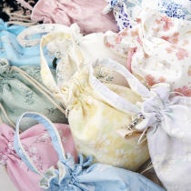 Idle Original China National Retro Style Hanfu Woman Cloth Bag Accessories Accessories Hand single shoulder inclined satchel handmade