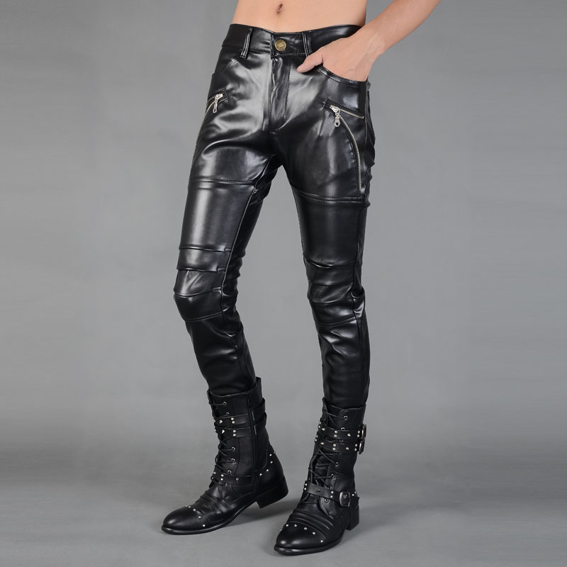 Harley Baldwin кожаные штаны