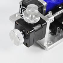 Knurled handwheel Stepper motor Fine-tuning handwheel knob Diamond pattern mesh through-hole type(a variety of inner holes are optional)